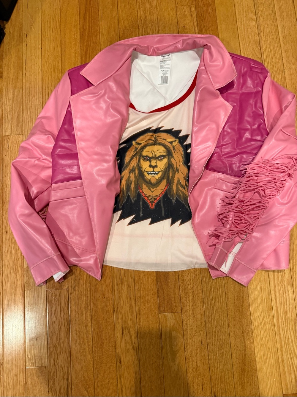 Minecraft Halloween Costume Jacket “Garret”  Fringe Bomber Jacket